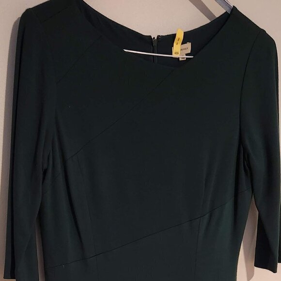 Kelly Green AsymmetricaDaniel Cremieux π Dress - Sz 10 - Sexy Silhouette - Picture 5 of 6